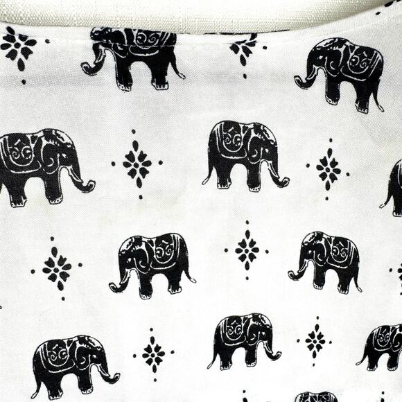 FOREVER 21 Paisley Duster Plus Size 1X Elephant Neutral Thailand Boho Hippie - Picture 7 of 8